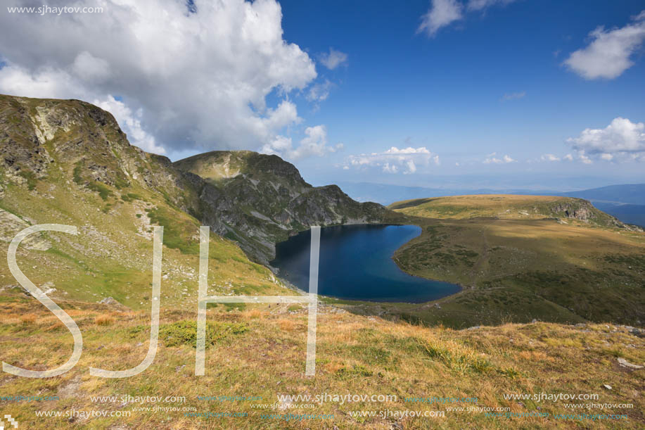 Summer view of The Kidney Lake, Rila Mountain, The Seven Rila Lakes, Bulgaria