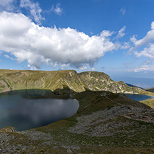 Summer view of The Eye Lake, Rila Mountain, The Seven Rila Lakes, Bulgaria