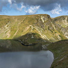 Summer view of The Eye Lake, Rila Mountain, The Seven Rila Lakes, Bulgaria