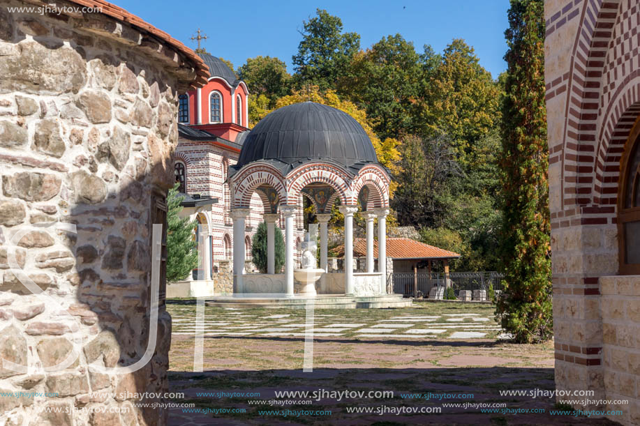 Medieval Tsarnogorski (Gigintsy) monastery St. Kozma and Damyan, Pernik Region, Bulgaria