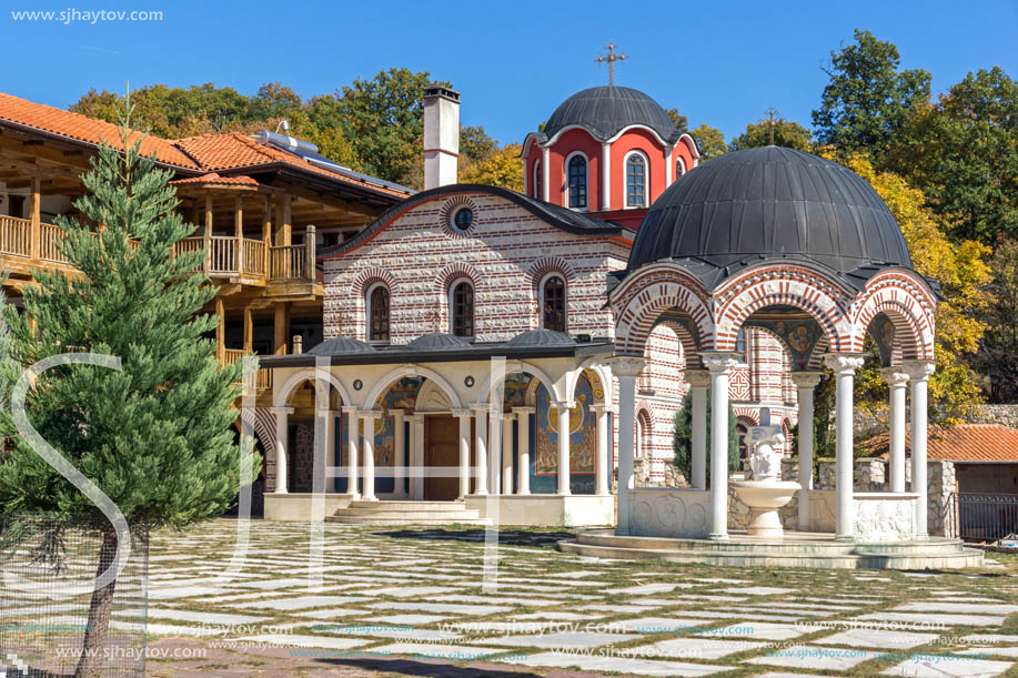 Medieval Tsarnogorski (Gigintsy) monastery St. Kozma and Damyan, Pernik Region, Bulgaria