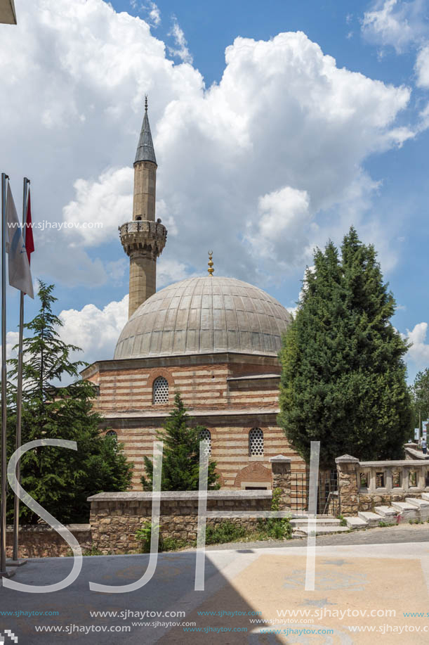 EDIRNE, TURKEY - MAY 26, 2018: Defterdar Mustafa Pasha Mosque in city of Edirne,  East Thrace, Turkey