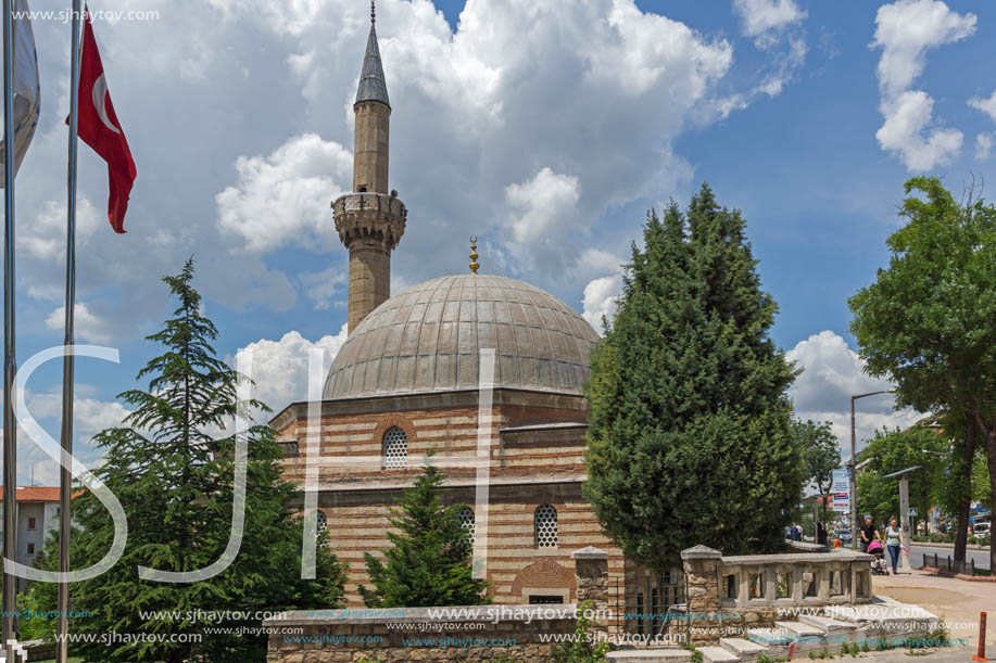 EDIRNE, TURKEY - MAY 26, 2018: Defterdar Mustafa Pasha Mosque in city of Edirne,  East Thrace, Turkey