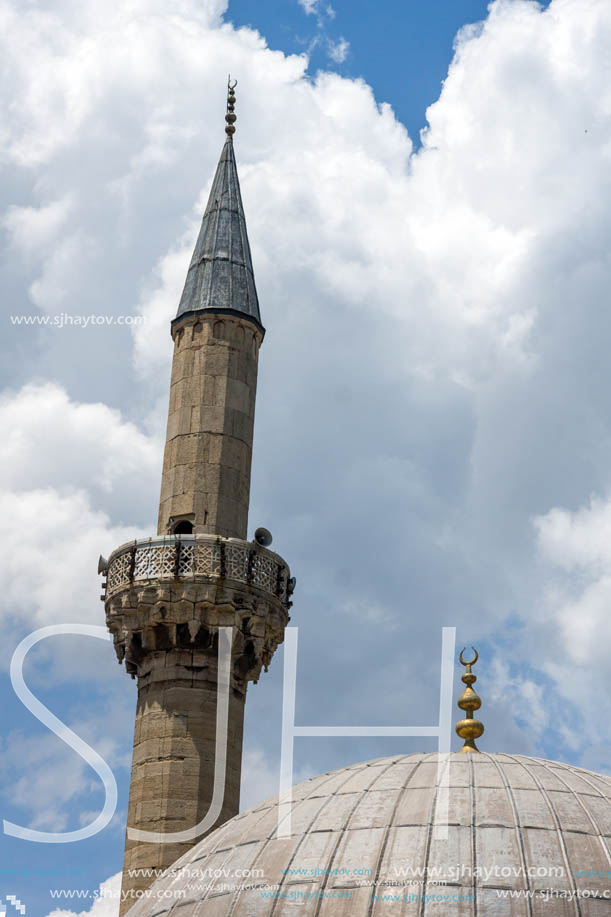 EDIRNE, TURKEY - MAY 26, 2018: Defterdar Mustafa Pasha Mosque in city of Edirne,  East Thrace, Turkey