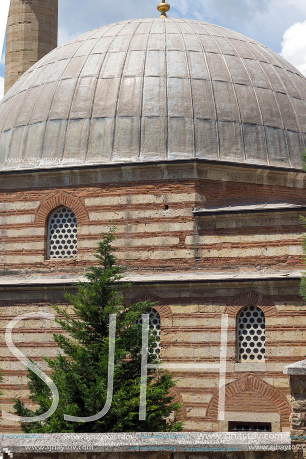 EDIRNE, TURKEY - MAY 26, 2018: Defterdar Mustafa Pasha Mosque in city of Edirne,  East Thrace, Turkey