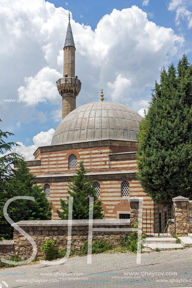 EDIRNE, TURKEY - MAY 26, 2018: Defterdar Mustafa Pasha Mosque in city of Edirne,  East Thrace, Turkey