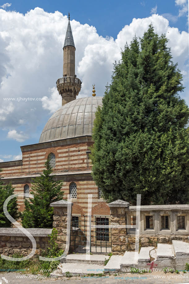 EDIRNE, TURKEY - MAY 26, 2018: Defterdar Mustafa Pasha Mosque in city of Edirne,  East Thrace, Turkey