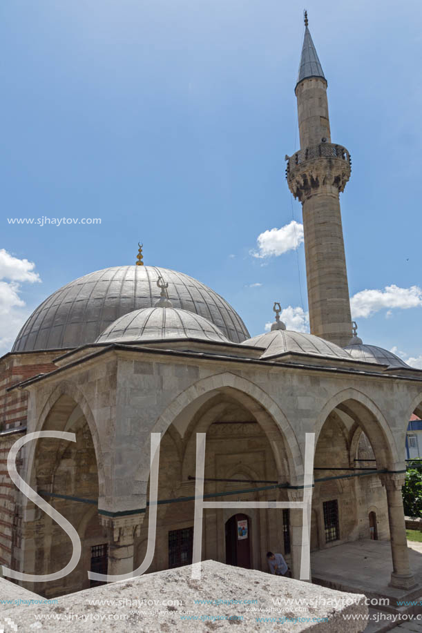 EDIRNE, TURKEY - MAY 26, 2018: Defterdar Mustafa Pasha Mosque in city of Edirne,  East Thrace, Turkey