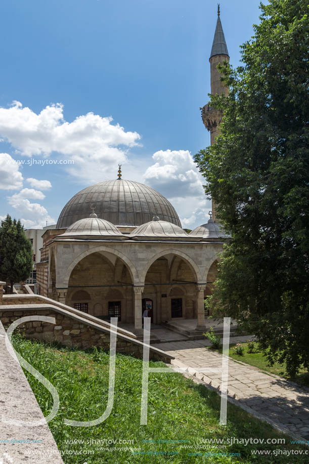 EDIRNE, TURKEY - MAY 26, 2018: Defterdar Mustafa Pasha Mosque in city of Edirne,  East Thrace, Turkey