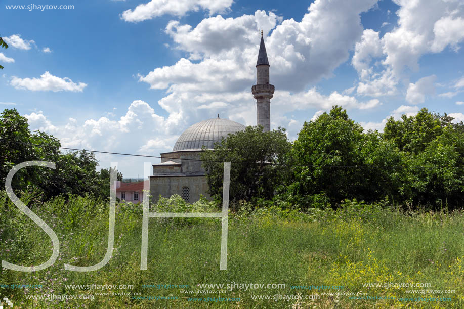 EDIRNE, TURKEY - MAY 26, 2018: Defterdar Mustafa Pasha Mosque in city of Edirne,  East Thrace, Turkey