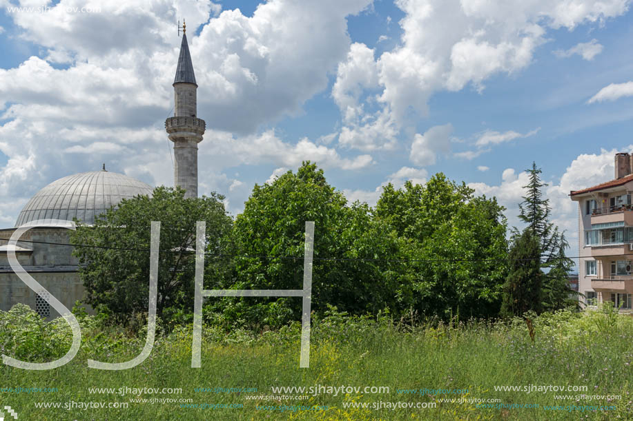 EDIRNE, TURKEY - MAY 26, 2018: Defterdar Mustafa Pasha Mosque in city of Edirne,  East Thrace, Turkey