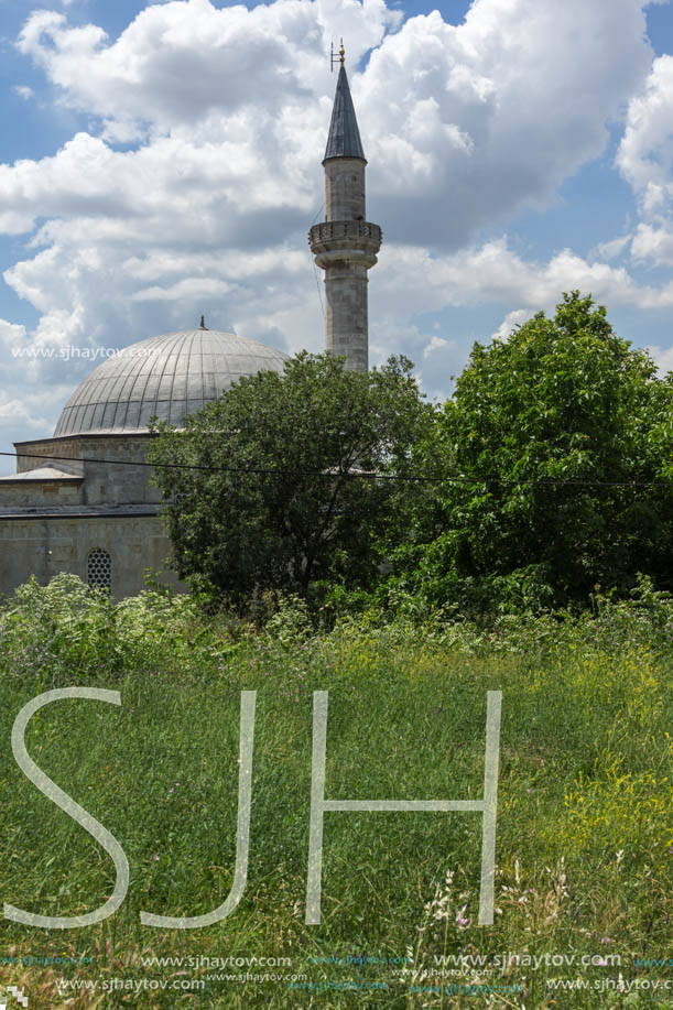 EDIRNE, TURKEY - MAY 26, 2018: Defterdar Mustafa Pasha Mosque in city of Edirne,  East Thrace, Turkey