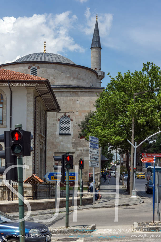 EDIRNE, TURKEY - MAY 26, 2018: Eski Camii Mosque in city of Edirne,  East Thrace, Turkey