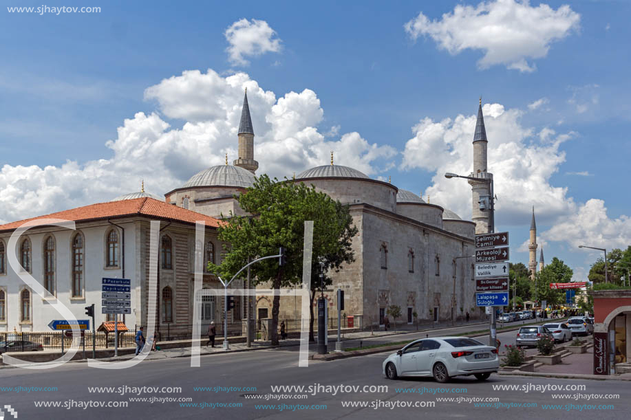 EDIRNE, TURKEY - MAY 26, 2018: Eski Camii Mosque in city of Edirne,  East Thrace, Turkey