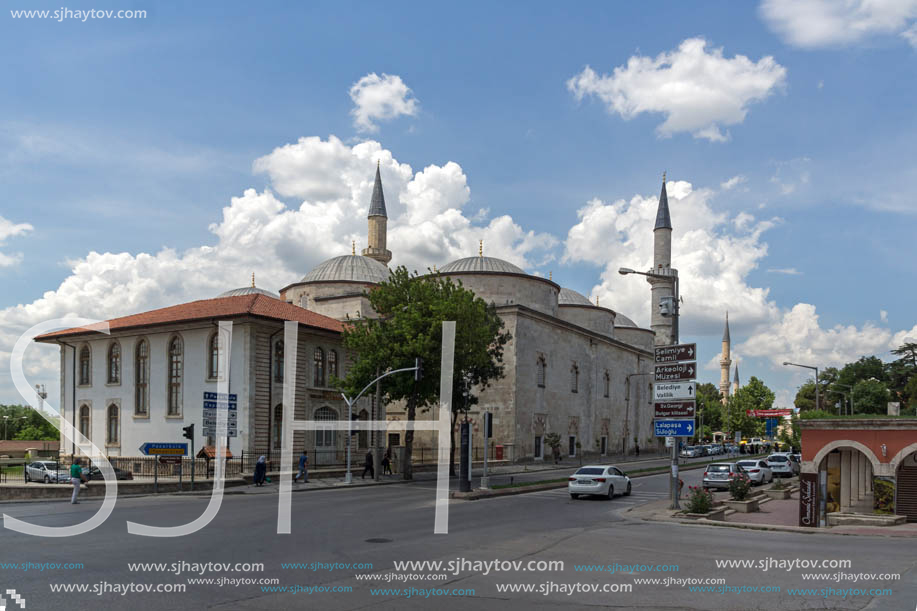 EDIRNE, TURKEY - MAY 26, 2018: Eski Camii Mosque in city of Edirne,  East Thrace, Turkey