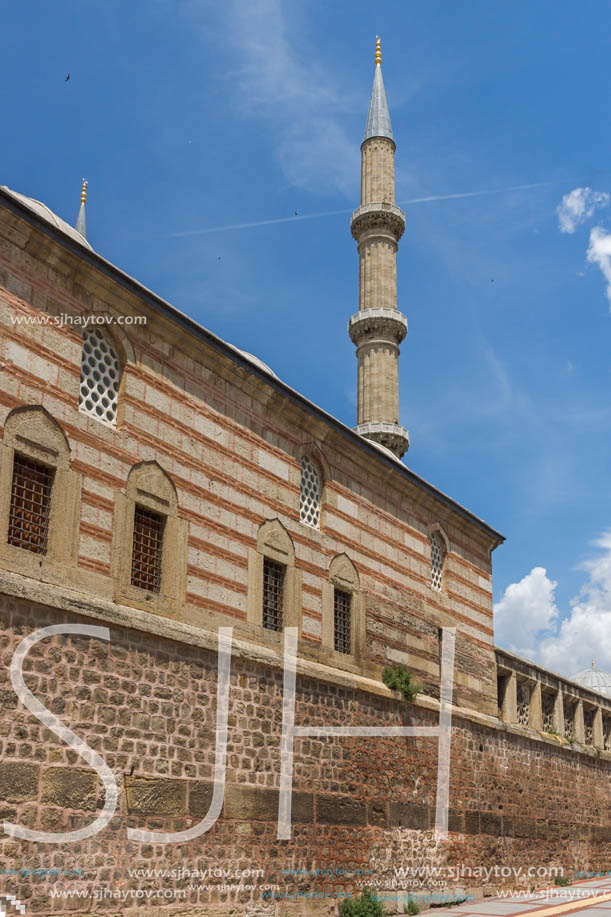 EDIRNE, TURKEY - MAY 26, 2018: Built by architect Mimar Sinan between 1569 and 1575 Selimiye Mosque  in city of Edirne,  East Thrace, Turkey