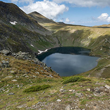 Summer view of The Eye Lake, Rila Mountain, The Seven Rila Lakes, Bulgaria