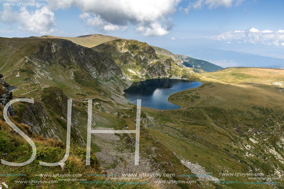 Summer view of  The Kidney Lake, Rila Mountain, The Seven Rila Lakes, Bulgaria