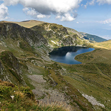 Summer view of  The Kidney Lake, Rila Mountain, The Seven Rila Lakes, Bulgaria