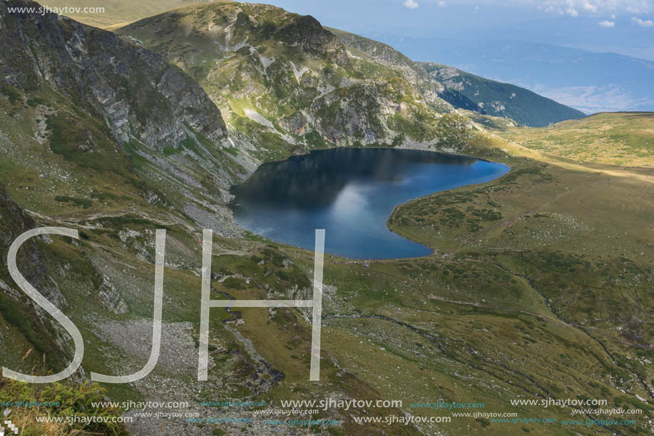 Summer view of  The Kidney Lake, Rila Mountain, The Seven Rila Lakes, Bulgaria