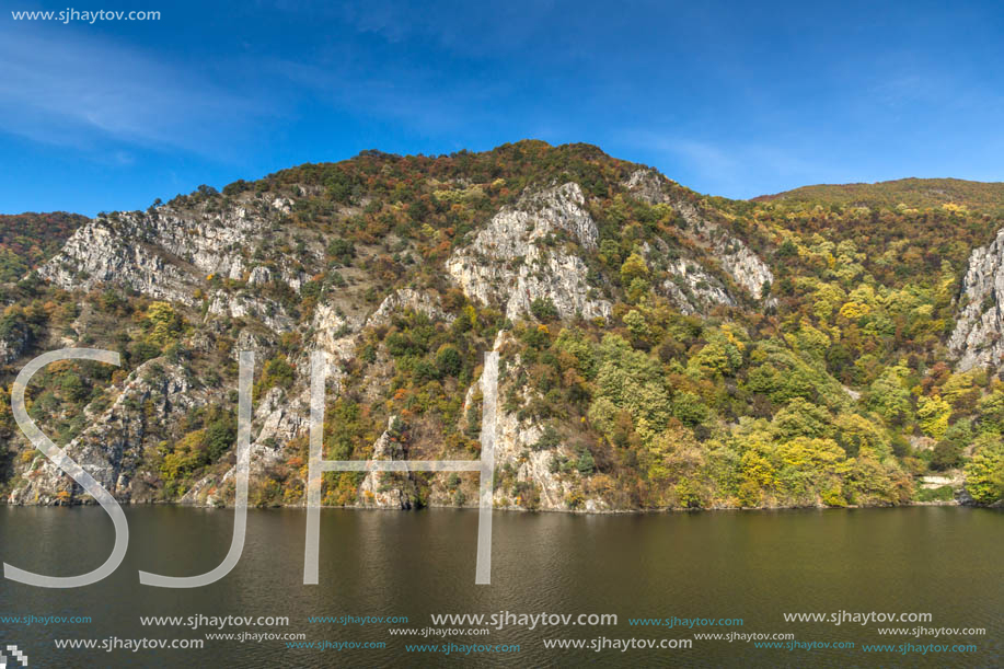 Amazing Autumn ladscape of The Krichim Reservoir, Rhodope Mountains, Plovdiv Region, Bulgaria