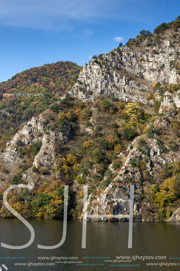 Amazing Autumn ladscape of The Krichim Reservoir, Rhodope Mountains, Plovdiv Region, Bulgaria