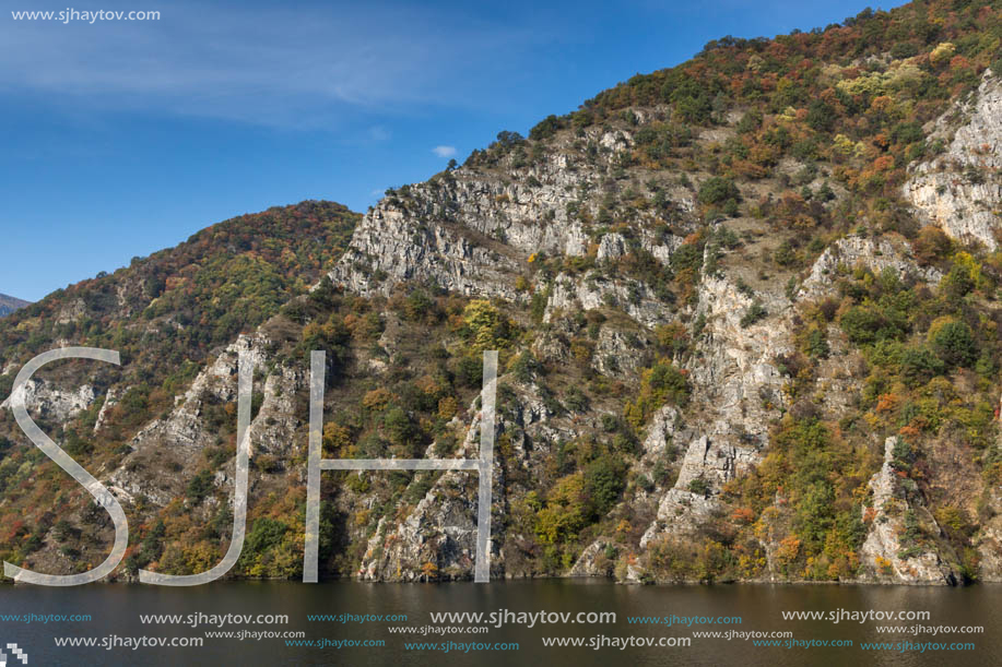 Amazing Autumn ladscape of The Krichim Reservoir, Rhodope Mountains, Plovdiv Region, Bulgaria