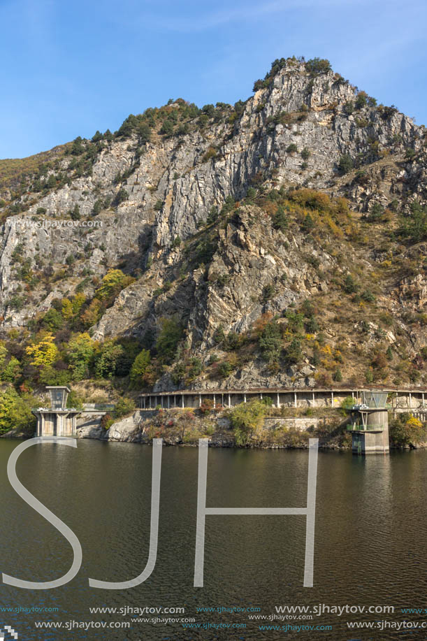 Amazing Autumn ladscape of The Krichim Reservoir, Rhodope Mountains, Plovdiv Region, Bulgaria