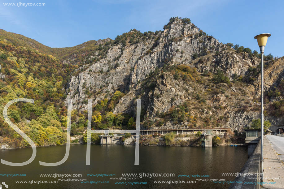 Amazing Autumn ladscape of The Krichim Reservoir, Rhodope Mountains, Plovdiv Region, Bulgaria