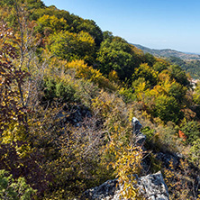 Autumn landscape of Ruen Mountain - northern part of Vlahina Mountain, Kyustendil Region, Bulgaria