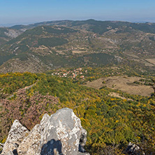 Autumn landscape of Ruen Mountain - northern part of Vlahina Mountain, Kyustendil Region, Bulgaria