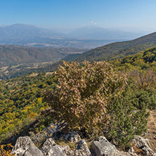 Autumn landscape of Ruen Mountain - northern part of Vlahina Mountain, Kyustendil Region, Bulgaria