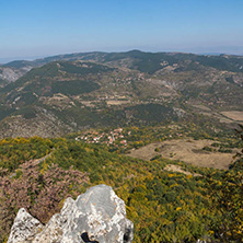 Autumn landscape of Ruen Mountain - northern part of Vlahina Mountain, Kyustendil Region, Bulgaria