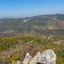 Autumn landscape of Ruen Mountain - northern part of Vlahina Mountain, Kyustendil Region, Bulgaria