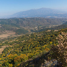 Autumn landscape of Ruen Mountain - northern part of Vlahina Mountain, Kyustendil Region, Bulgaria