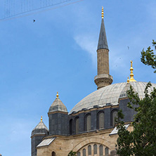 Architectural detail of Built by architect Mimar Sinan between 1569 and 1575 Selimiye Mosque  in city of Edirne,  East Thrace, Turkey