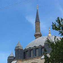 Architectural detail of Built by architect Mimar Sinan between 1569 and 1575 Selimiye Mosque  in city of Edirne,  East Thrace, Turkey