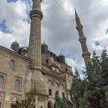 Architectural detail of Built by architect Mimar Sinan between 1569 and 1575 Selimiye Mosque  in city of Edirne,  East Thrace, Turkey