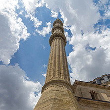 Architectural detail of Built by architect Mimar Sinan between 1569 and 1575 Selimiye Mosque  in city of Edirne,  East Thrace, Turkey